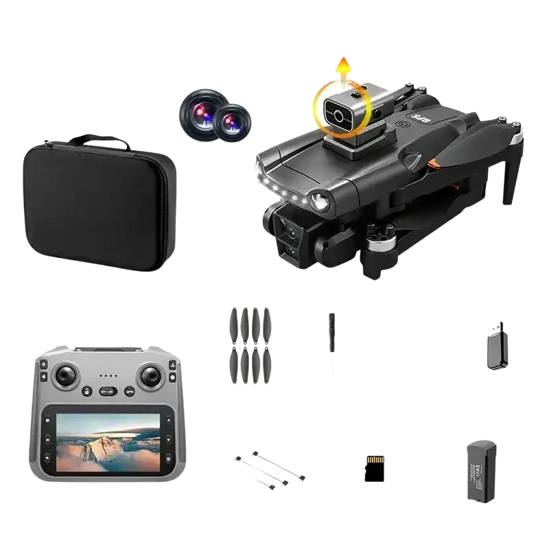 Pour xiaomi V198MAX GPS retour Drone 5G 8K HD double caméra Dron à distance avec écran Laser évitement d’obstacles