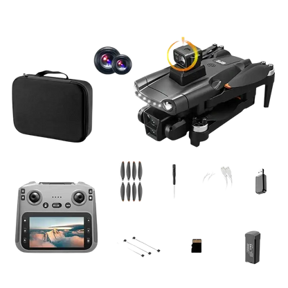 Pour xiaomi V198MAX GPS retour Drone 5G 8K HD double caméra Dron à distance avec écran Laser évitement d’obstacles