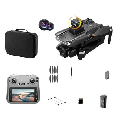 Pour xiaomi V198MAX GPS retour Drone 5G 8K HD double caméra Dron à distance avec écran Laser évitement d’obstacles