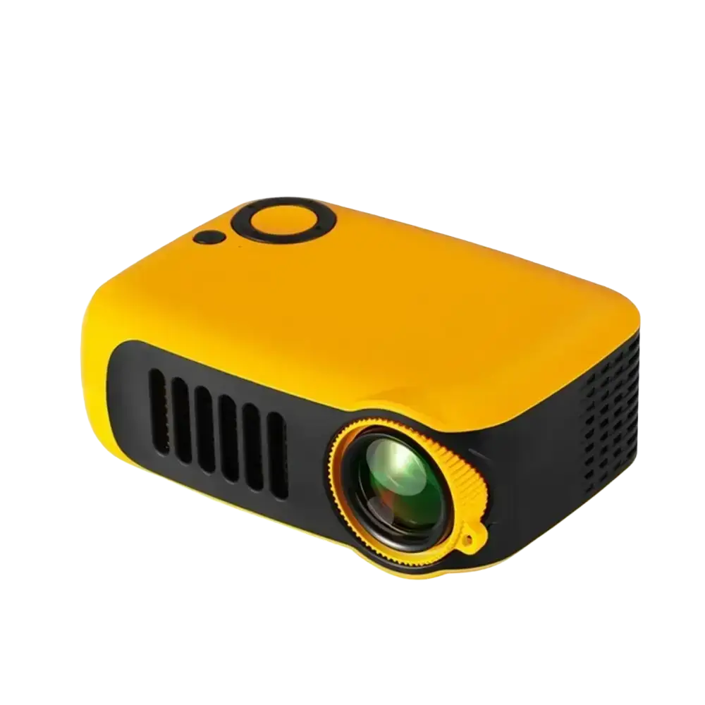 ProjecteurMINI projecteur A2000 Mini projecteur de poche 1000 Lumens LED Projecteur vidéo projecteur de cinéma maison