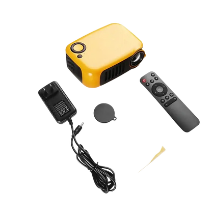 ProjecteurMINI projecteur A2000 Mini projecteur de poche 1000 Lumens LED Projecteur vidéo projecteur de cinéma maison