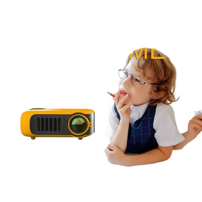 ProjecteurMINI projecteur A2000 Mini projecteur de poche 1000 Lumens LED Projecteur vidéo projecteur de cinéma maison