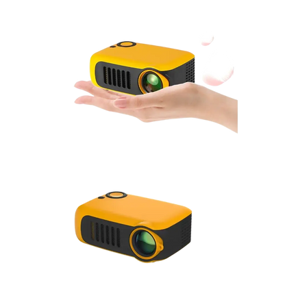 ProjecteurMINI projecteur A2000 Mini projecteur de poche 1000 Lumens LED Projecteur vidéo projecteur de cinéma maison