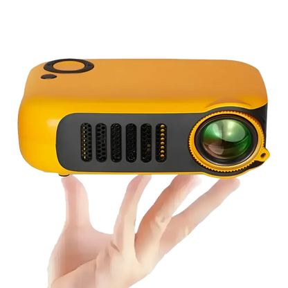 ProjecteurMINI projecteur A2000 Mini projecteur de poche 1000 Lumens LED Projecteur vidéo projecteur de cinéma maison