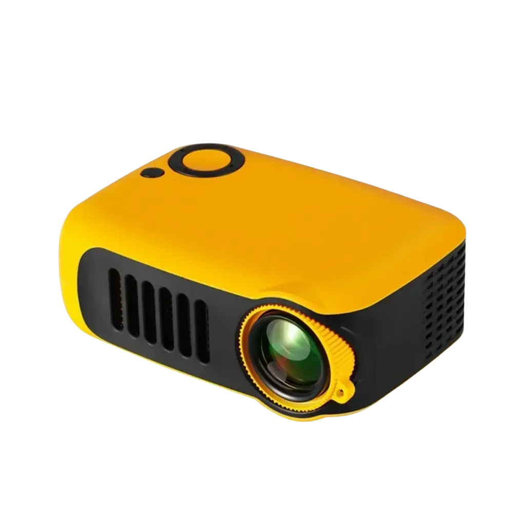 ProjecteurMINI projecteur A2000 Mini projecteur de poche 1000 Lumens LED Projecteur vidéo projecteur de cinéma maison