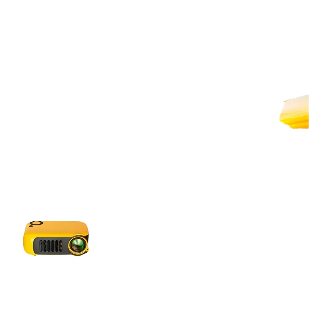 ProjecteurMINI projecteur A2000 Mini projecteur de poche 1000 Lumens LED Projecteur vidéo projecteur de cinéma maison