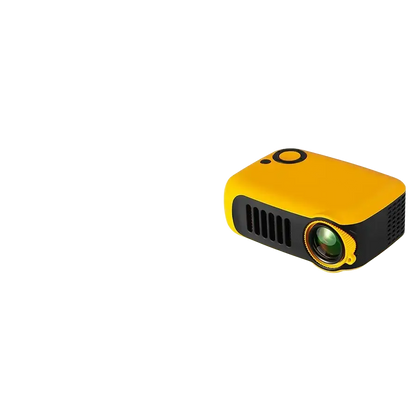 ProjecteurMINI projecteur A2000 Mini projecteur de poche 1000 Lumens LED Projecteur vidéo projecteur de cinéma maison