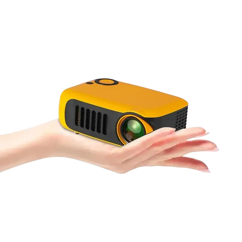 ProjecteurMINI projecteur A2000 Mini projecteur de poche 1000 Lumens LED Projecteur vidéo projecteur de cinéma maison