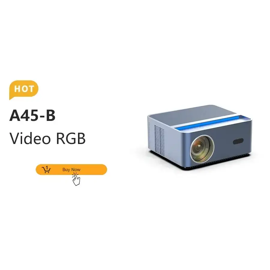 ProjecteurMINI projecteur A2000 Mini projecteur de poche 1000 Lumens LED Projecteur vidéo projecteur de cinéma maison