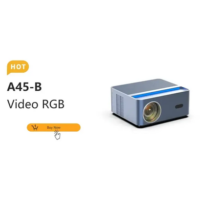 ProjecteurMINI projecteur A2000 Mini projecteur de poche 1000 Lumens LED Projecteur vidéo projecteur de cinéma maison