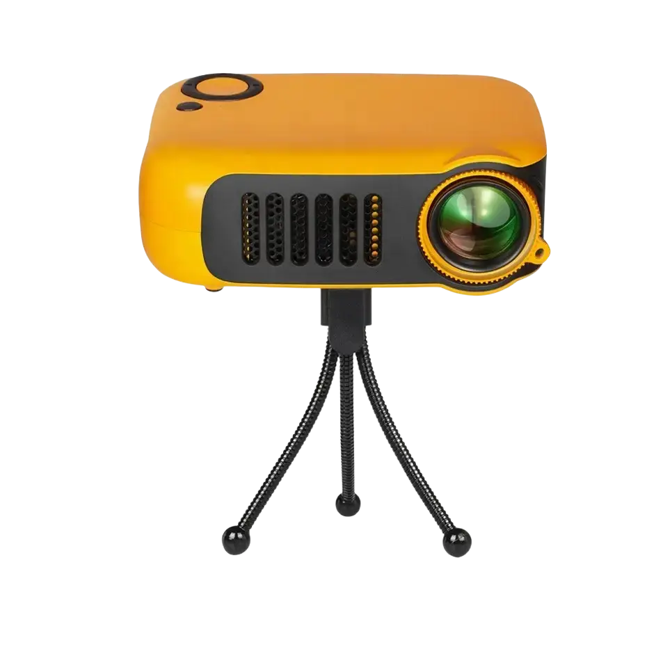 ProjecteurMINI projecteur A2000 Mini projecteur de poche 1000 Lumens LED Projecteur vidéo projecteur de cinéma maison