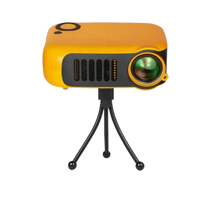 ProjecteurMINI projecteur A2000 Mini projecteur de poche 1000 Lumens LED Projecteur vidéo projecteur de cinéma maison