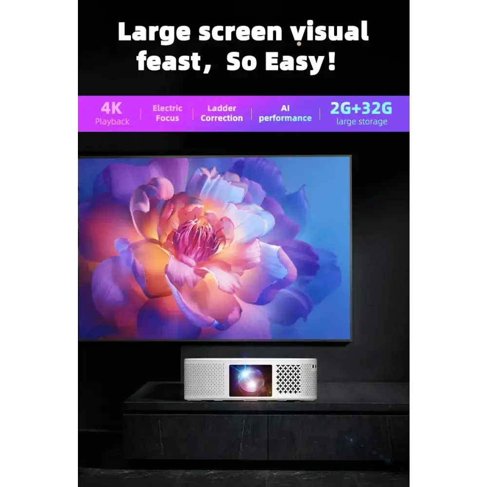 Projector Home Office Mobile Phone Wireless HD Projector Portable Overhead Projector Home Theater - video projecteur