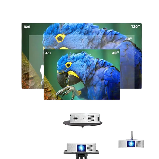 Projector Home Office Mobile Phone Wireless HD Projector Portable Overhead Projector Home Theater - video projecteur