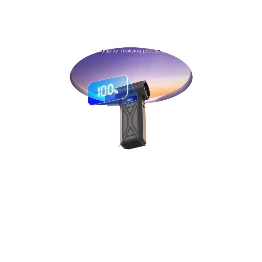 Puissant ventilateur d’air 130000 tr/min Turbo Jet ventilateur aspirateur sans brosse pour PC/clavier/maison/voiture