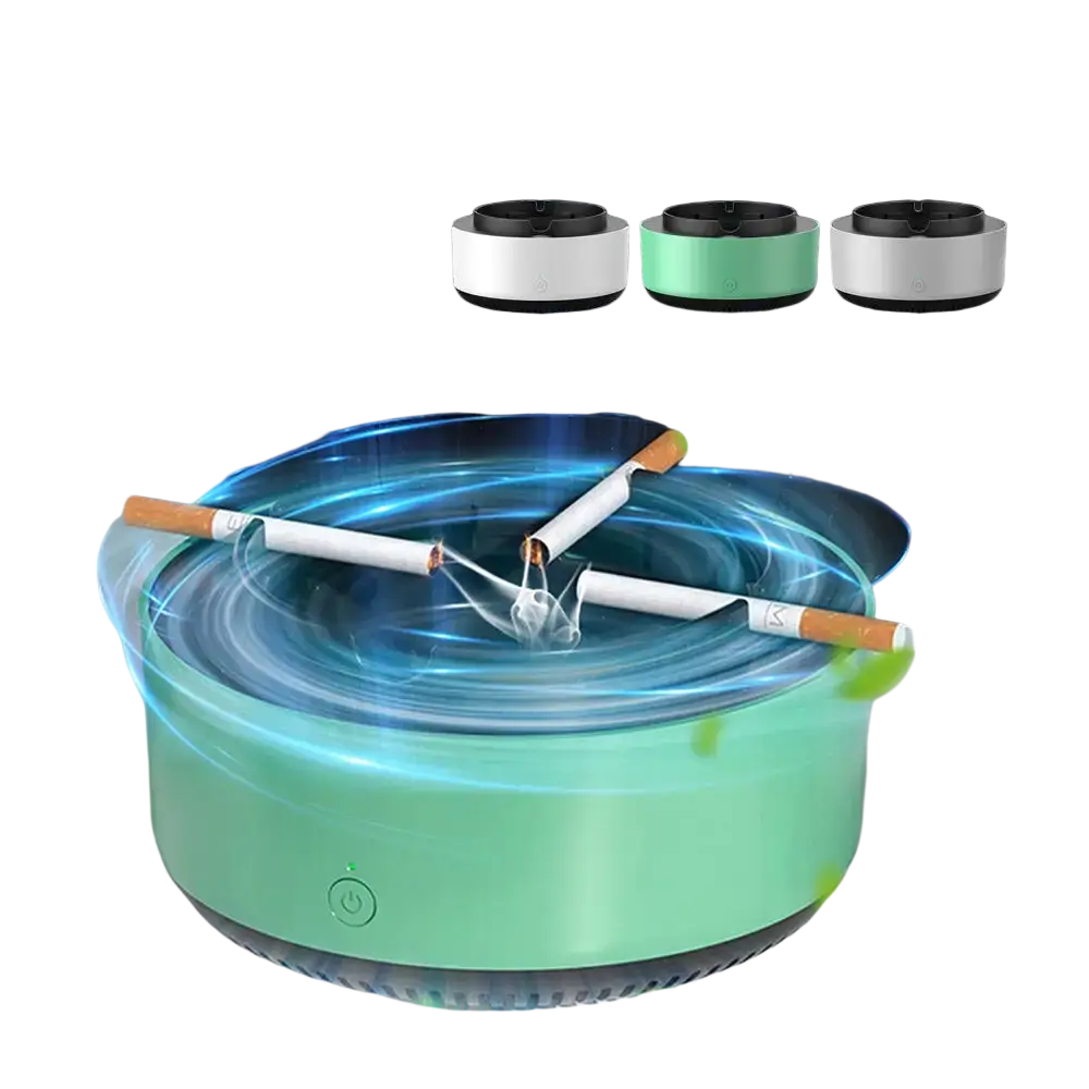 Smoke Removal Air Purification Ashtray Anion Purification Practical Automatic Purifier Ashtray Portable Gadgets For