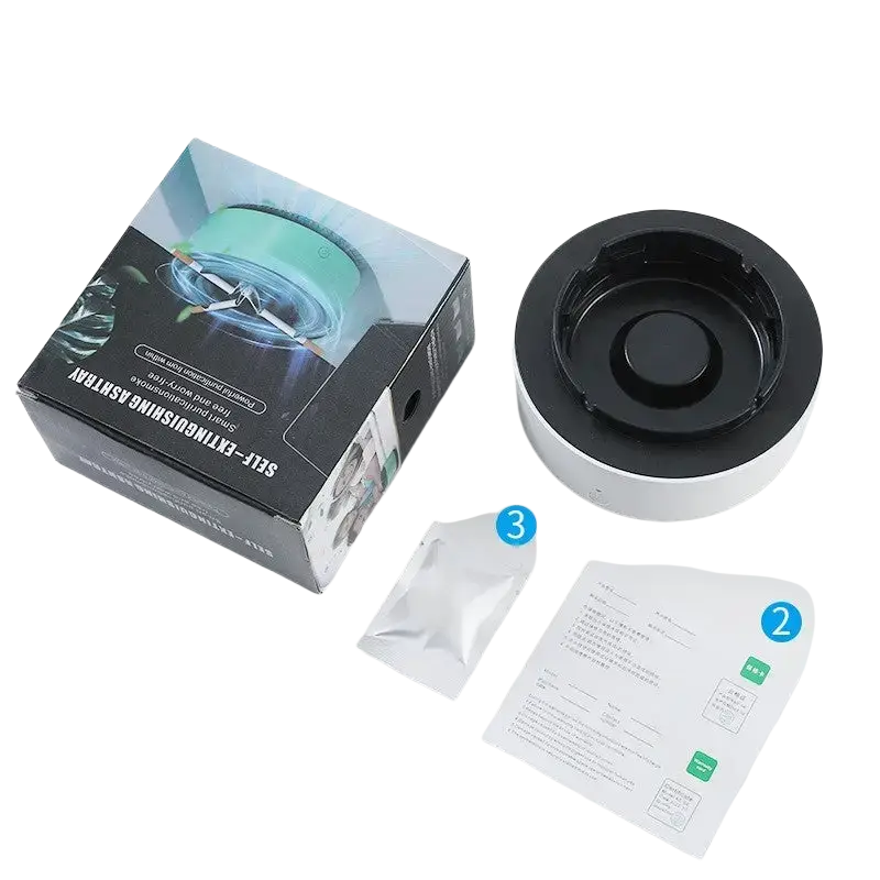 Smoke Removal Air Purification Ashtray Anion Purification Practical Automatic Purifier Ashtray Portable Gadgets For