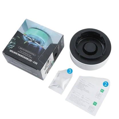 Smoke Removal Air Purification Ashtray Anion Purification Practical Automatic Purifier Ashtray Portable Gadgets For