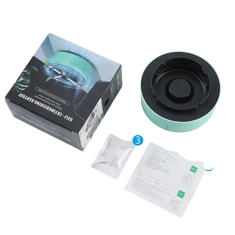 Smoke Removal Air Purification Ashtray Anion Purification Practical Automatic Purifier Ashtray Portable Gadgets For
