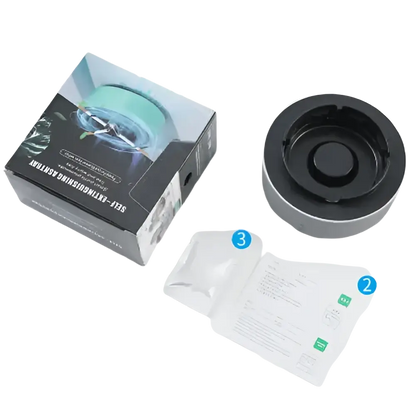 Smoke Removal Air Purification Ashtray Anion Purification Practical Automatic Purifier Ashtray Portable Gadgets For