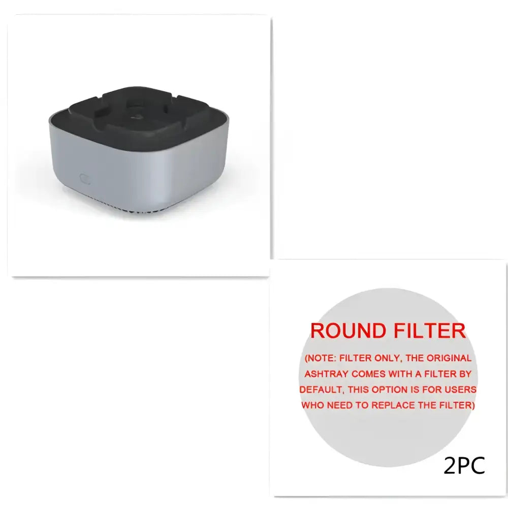 Smoke Removal Air Purification Ashtray Anion Purification Practical Automatic Purifier Ashtray Portable Gadgets For
