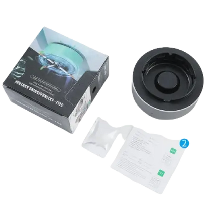 Smoke Removal Air Purification Ashtray Anion Purification Practical Automatic Purifier Ashtray Portable Gadgets For