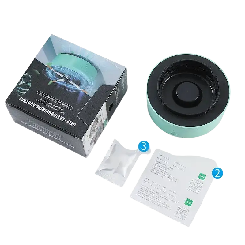 Smoke Removal Air Purification Ashtray Anion Purification Practical Automatic Purifier Ashtray Portable Gadgets For