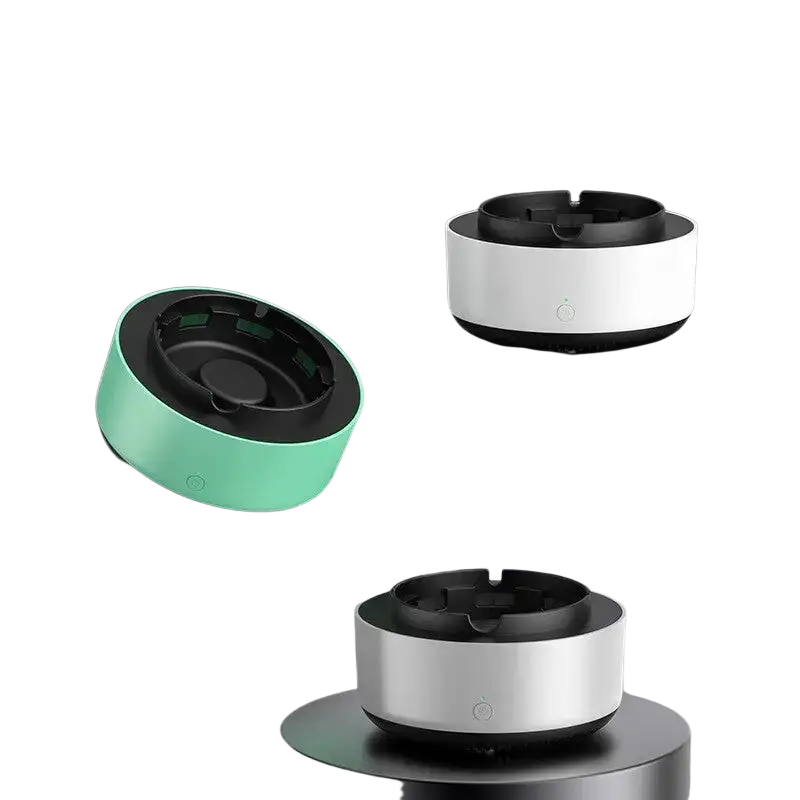 Smoke Removal Air Purification Ashtray Anion Purification Practical Automatic Purifier Ashtray Portable Gadgets For