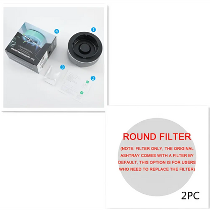 Smoke Removal Air Purification Ashtray Anion Purification Practical Automatic Purifier Ashtray Portable Gadgets For