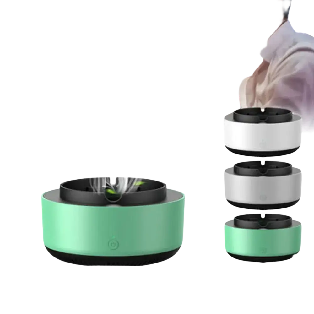 Smoke Removal Air Purification Ashtray Anion Purification Practical Automatic Purifier Ashtray Portable Gadgets For