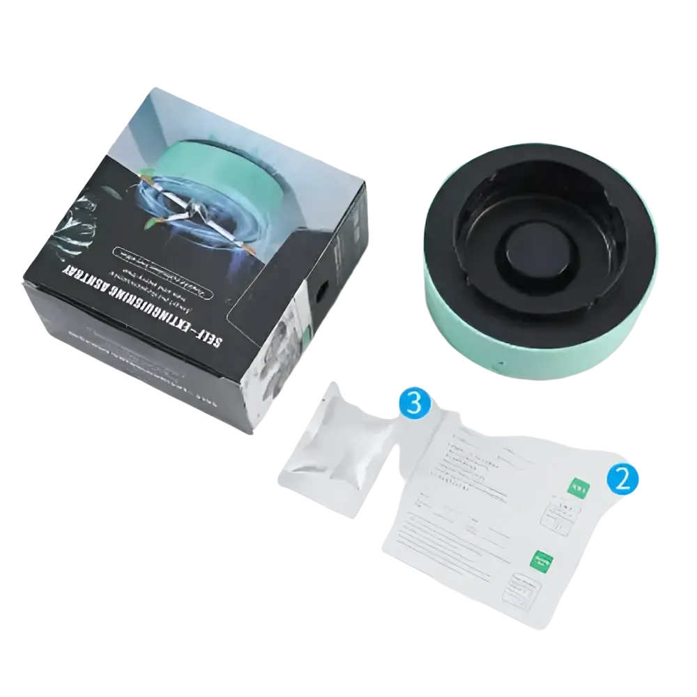 Smoke Removal Air Purification Ashtray Anion Purification Practical Automatic Purifier Ashtray Portable Gadgets For