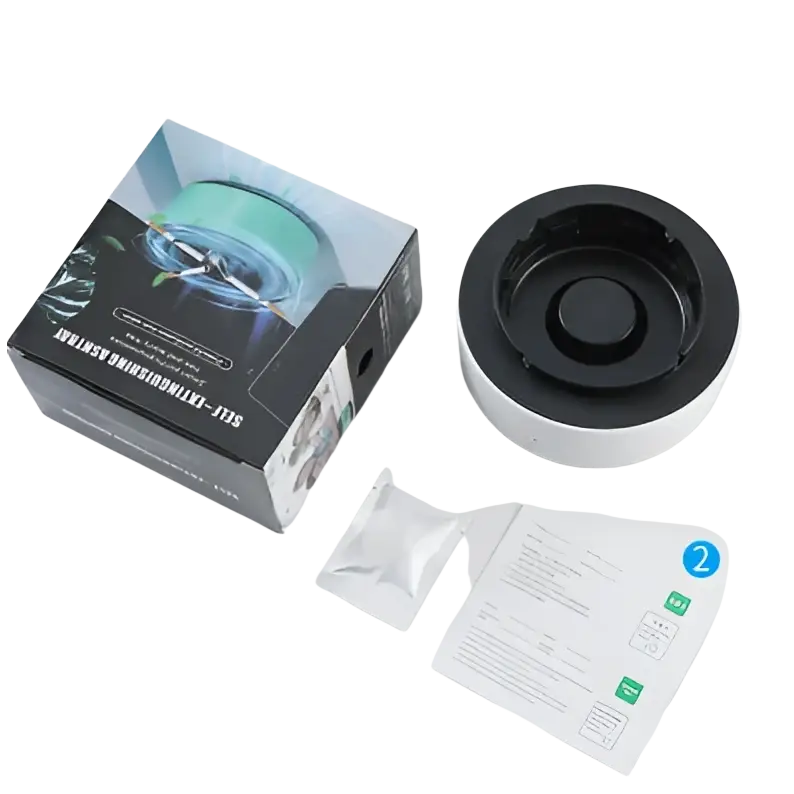 Smoke Removal Air Purification Ashtray Anion Purification Practical Automatic Purifier Ashtray Portable Gadgets For
