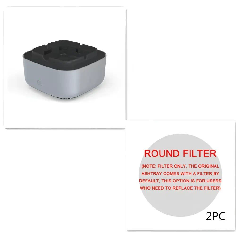 Smoke Removal Air Purification Ashtray Anion Purification Practical Automatic Purifier Ashtray Portable Gadgets For