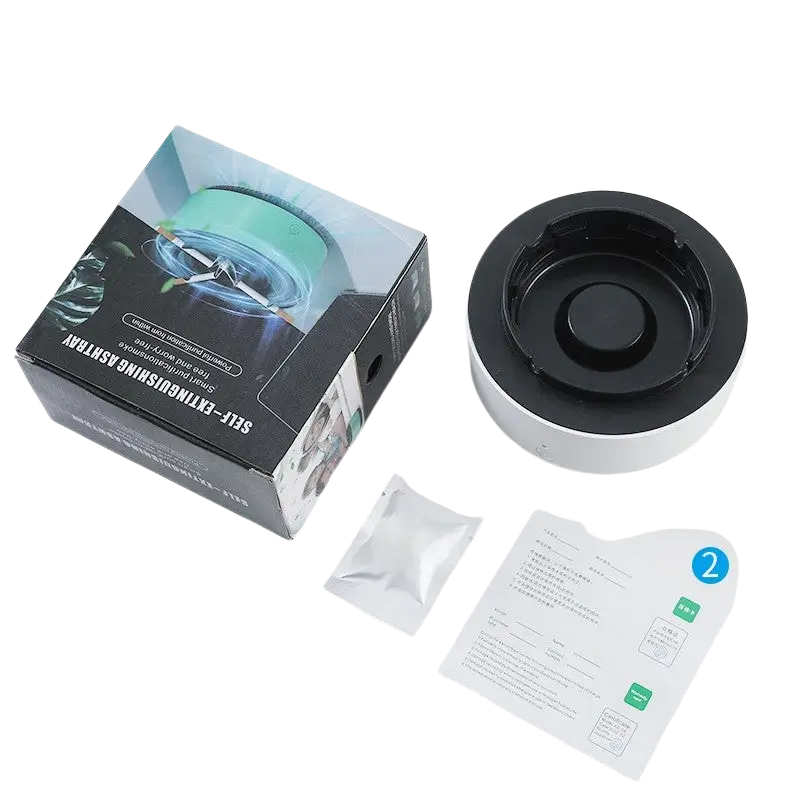 Smoke Removal Air Purification Ashtray Anion Purification Practical Automatic Purifier Ashtray Portable Gadgets For