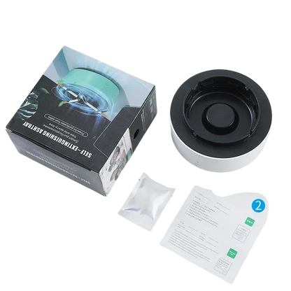 Smoke Removal Air Purification Ashtray Anion Purification Practical Automatic Purifier Ashtray Portable Gadgets For