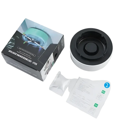 Smoke Removal Air Purification Ashtray Anion Purification Practical Automatic Purifier Ashtray Portable Gadgets For