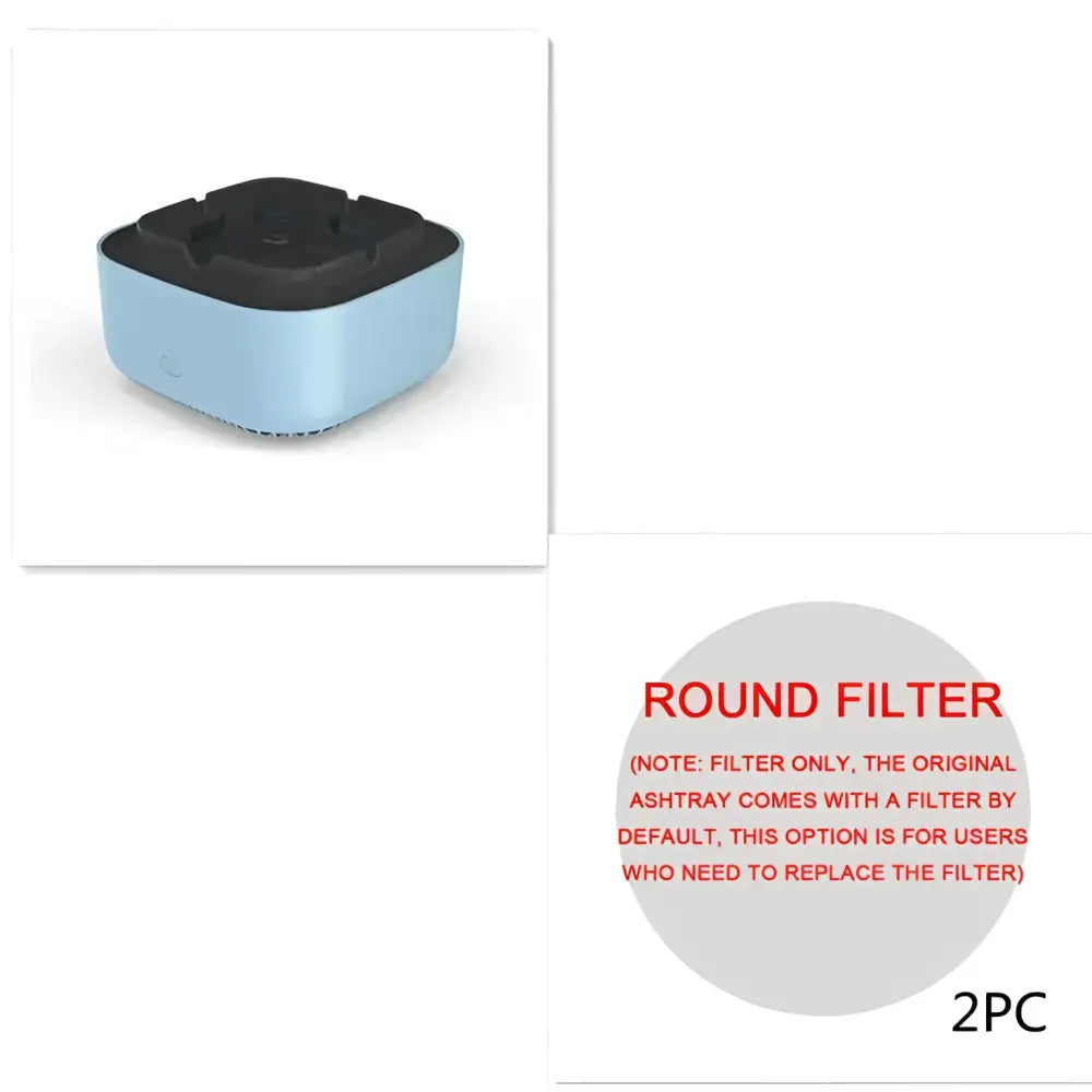 Smoke Removal Air Purification Ashtray Anion Purification Practical Automatic Purifier Ashtray Portable Gadgets For