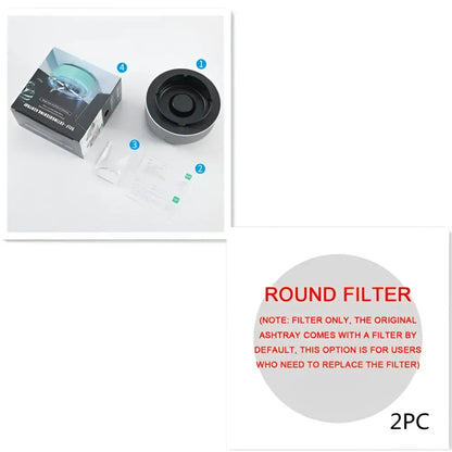 Smoke Removal Air Purification Ashtray Anion Purification Practical Automatic Purifier Ashtray Portable Gadgets For