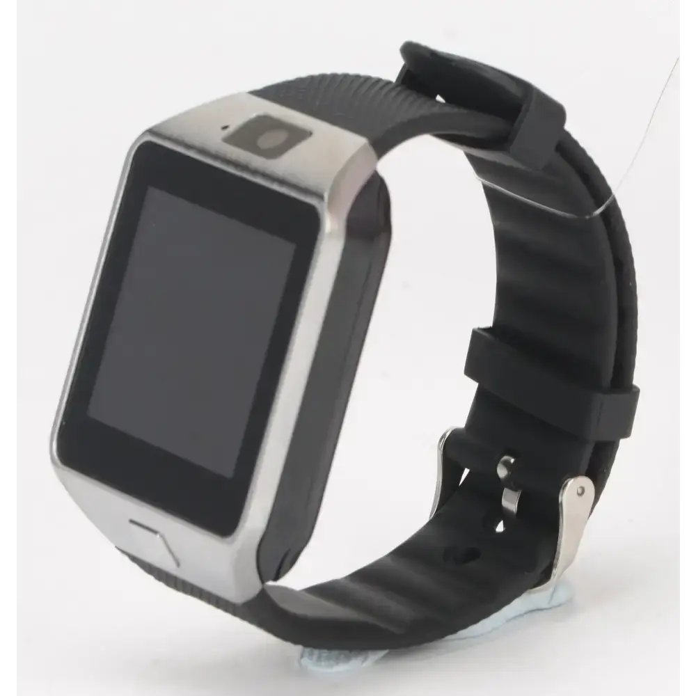 Sports Smart Watch DZ09 Card Phone Watch - black - montre