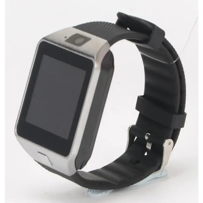 Sports Smart Watch DZ09 Card Phone Watch - black - montre