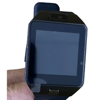 Sports Smart Watch DZ09 Card Phone Watch - Full black - montre