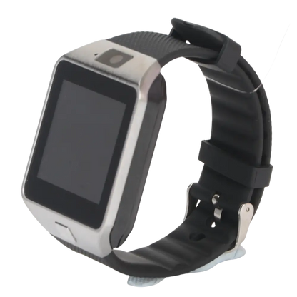Sports Smart Watch DZ09 Card Phone Watch - black - montre