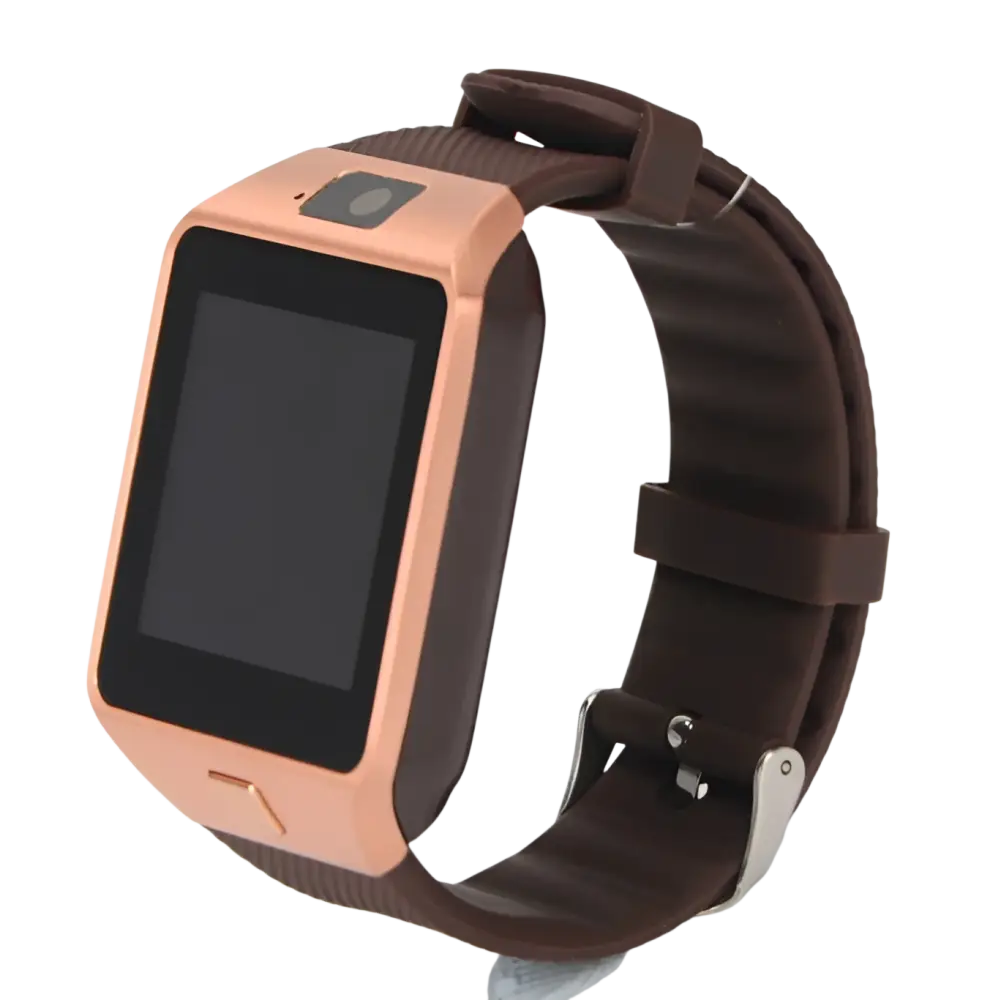 Sports Smart Watch DZ09 Card Phone Watch - gold - montre