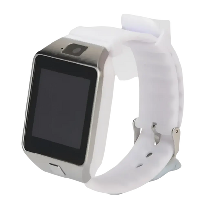 Sports Smart Watch DZ09 Card Phone Watch - white - montre