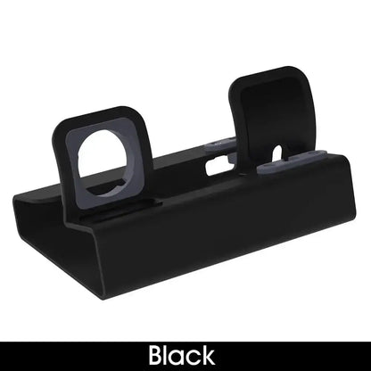 Support de charge en aluminium 3 en 1 pour iPhone iPhone 16 15 14 13 12 Pro 11 Poly 8 Apple Watch Airpods chargeur S6