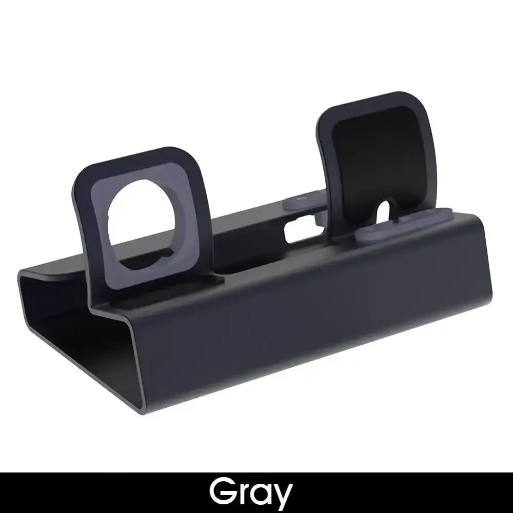 Support de charge en aluminium 3 en 1 pour iPhone iPhone 16 15 14 13 12 Pro 11 Poly 8 Apple Watch Airpods chargeur S6