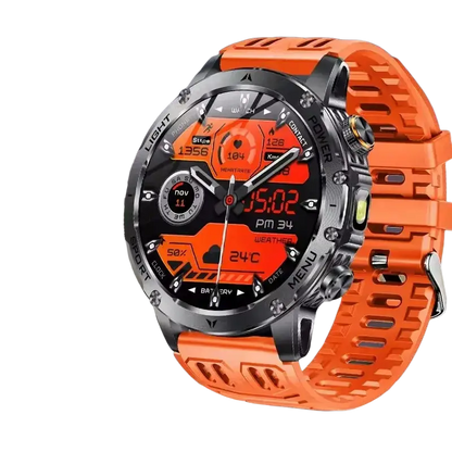 T-rex 3 qualité militaire 1000mAh batterie montre intelligente IP68 étanche GPS Bluetooth appel AMOLED HD hommes sport