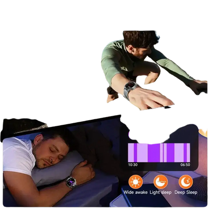 T-rex 3 qualité militaire 1000mAh batterie montre intelligente IP68 étanche GPS Bluetooth appel AMOLED HD hommes sport