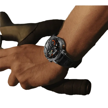 T-rex 3 qualité militaire 1000mAh batterie montre intelligente IP68 étanche GPS Bluetooth appel AMOLED HD hommes sport