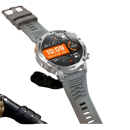T-rex 3 qualité militaire 1000mAh batterie montre intelligente IP68 étanche GPS Bluetooth appel AMOLED HD hommes sport